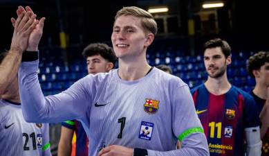 El Gummersbach se interesa por el portero del Barça Viktor Hallgrimsson