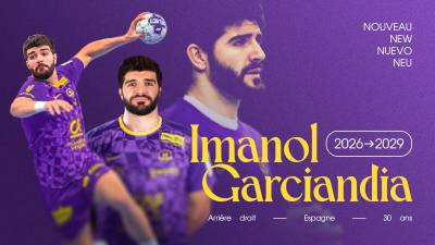 HBC Nantes oficializa el fichaje de Imanol Garciandia hasta 2029