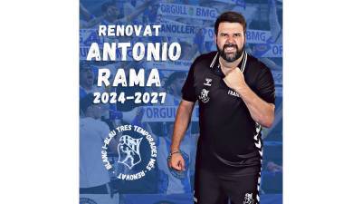 Antonio Rama seguirá en el banquillo de Fraikin Granollers hasta 2027