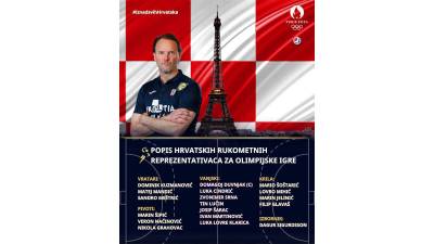 Lista definitiva de Croacia para los Juegos Olímpicos de Paris 2024