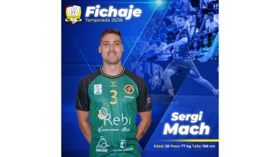 Sergi Mach, primer fichaje del ID Energy Caserio Ciudad Real