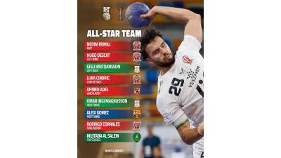 Rodrigo Corrales y Aleix Gomez, en el All Star Team del Mundial de Clubes
