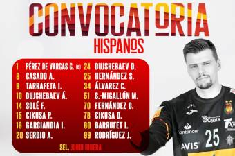 Jordi Ribera repite convocatoria para enfrentarse a Suecia