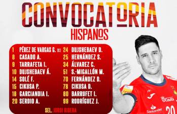 Djordje Cikusa vuelve a la convocatoria de los Hispanos ante Portugal