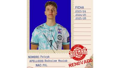Abanca Ademar Leon renueva a Patryk Wasiak hasta 2028