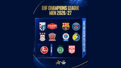 Confirmados los 24 participantes de EHF Champions League 26/27