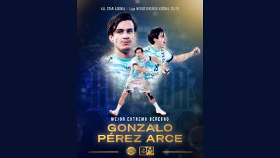 Gonzalo Pérez Arce, mejor extremo derecho de la Liga Nexus Energia Asobal 25/26