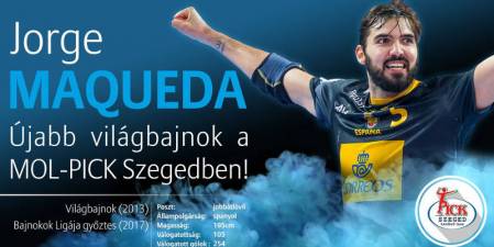 Jorge Maqueda ficha por el Pick Szeged hasta 2020
