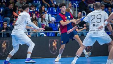 Debut inmejorable de Miguel Angel Martin Duque con el Barça en Liga Asobal