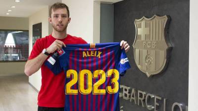 El Barcelona amplia el contrato de Aleix Gomez hasta 2023