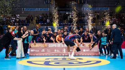 El Barcelona suma su décima Copa del Rey consecutiva a costa del Ciudad de Logroño