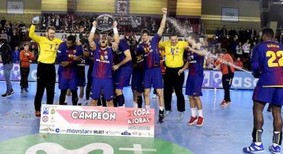 El Barcelona no falla y se lleva su septima Copa Asobal consecutiva