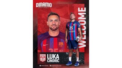 Luka Cindric ficha por el Dinamo de Bucarest hasta 2026