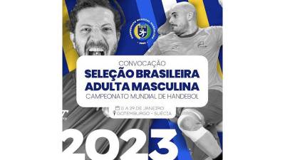 Brasil comunica su plantilla la preparación del Mundial de balonmano 2023