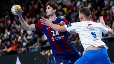 Djordje Cikusa debuta en EHF Champions League con el Barça