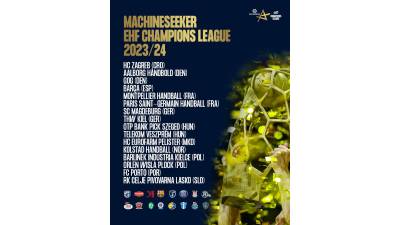 Elegidos los 16 participantes de Champions League 23/24. La EHF deja al Dinamo de Bucarest sin plaza