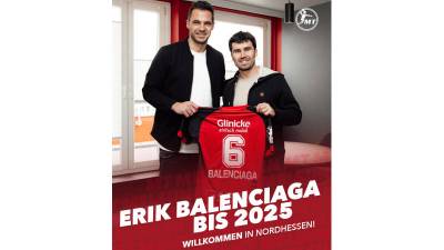 MT Melsungen confirma el fichaje de Erik Balenciaga hasta 2025