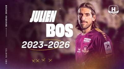 Julien Bos jugará en el HBC Nantes a partir de la temporada 23/24