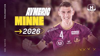 Aymeric Minne renueva hasta 2026 con HBC Nantes