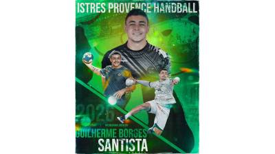 El ademarista Guilherme Borges Santista jugará en el Istres Handball francés hasta 2026