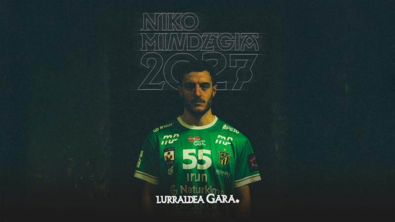 Niko Mindegia ficha por Irudek Bidasoa Irun para la temporada 26/27